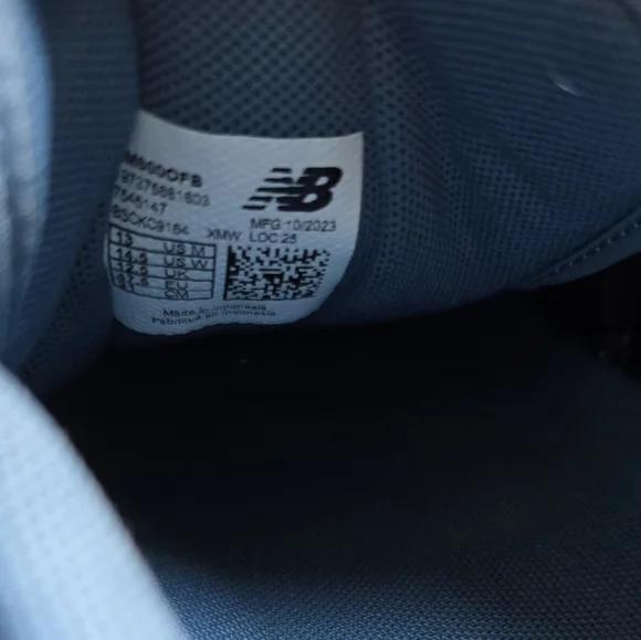 New Balance Tom Knox 600 Blue Sneakers - Picture 2 of 9